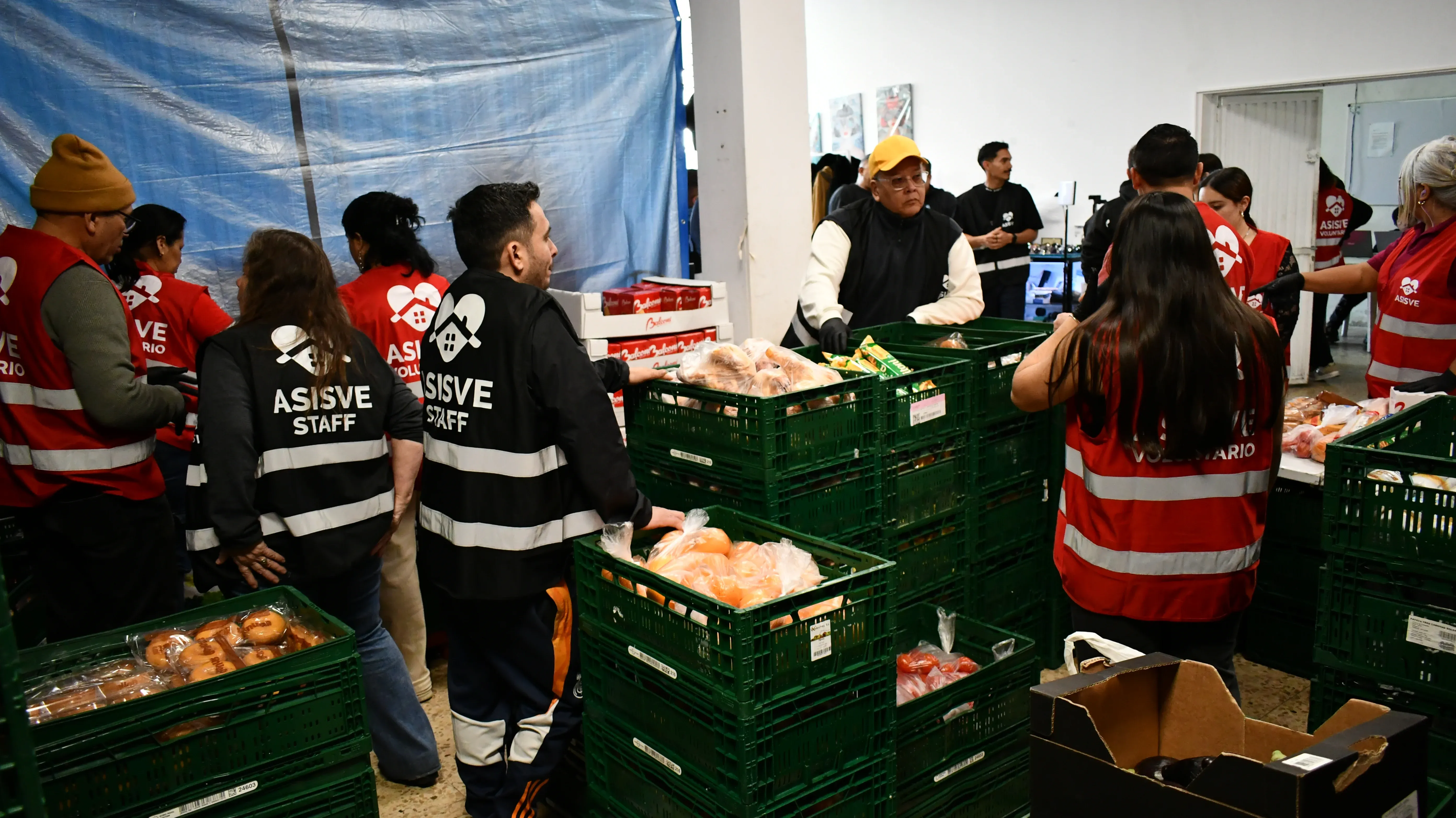Equipo de voluntarios de ASISVE en Madrid